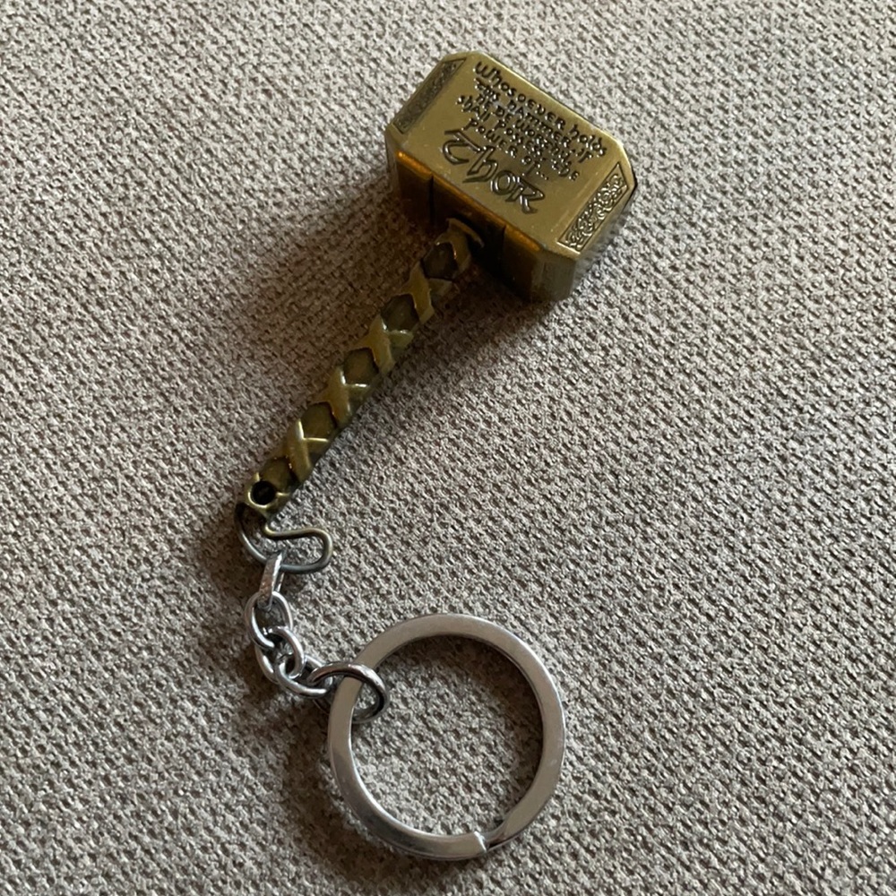 Thor Marvel Hammer Keychain